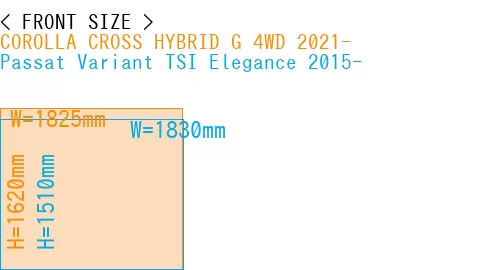 #COROLLA CROSS HYBRID G 4WD 2021- + Passat Variant TSI Elegance 2015-